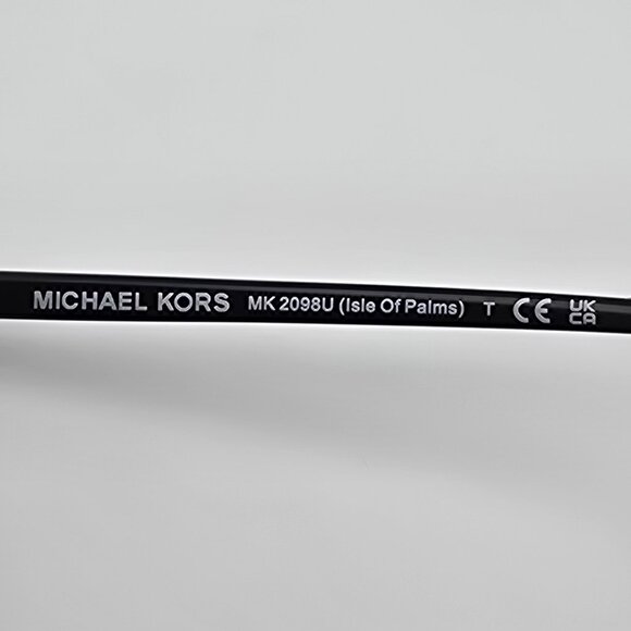 Michael Kors MK2098U Isle of Palms Black Frame Polarized Grey Gradent Sunglasses - Picture 8 of 12